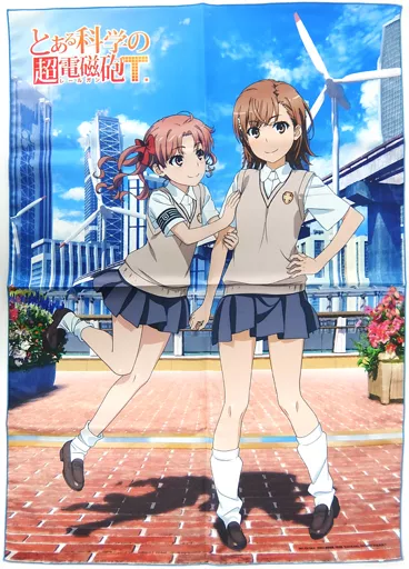 御坂美琴＆白井黒子 美琴と黒子 B2タペストリー 「とある科学の超電磁砲」 とある科学の超電磁砲T]B2タペストリー（御坂美琴＆白井黒子）