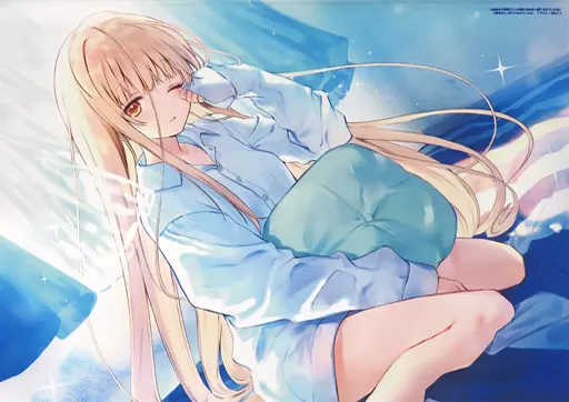 タペストリー　[単品] 椎名真昼(寝起き) B2Wスエードタペストリー 「ライトノベル お隣の天使様にいつの間にか駄目人間にされていた件 TVアニメ放送記念フェア in Melonbooks B2Wスエードタペストリー1付きメロンブックス限定版」 同梱特典