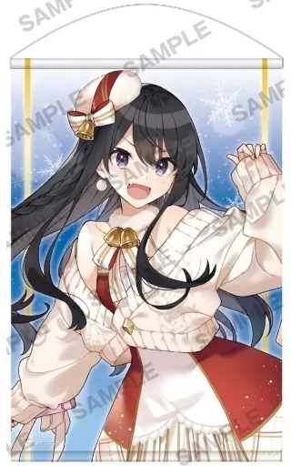 タペストリー(大型)　二階堂春希 角川スニーカー文庫 聖なる夜のメリー☆コンサート! 描き下ろし等身大タペストリー 「転校先の清楚可憐な美少女が、昔男子と思って一緒に遊んだ幼馴染だった件」 中古】タペストリー(大型) 二階堂春希 角川スニーカー文庫