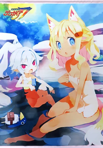 ピリリカ&アオ 原田たけひと氏描き下ろしB2 「PS5/PS4/Switchソフト 魔界戦記ディスガイア7 ファミ通DXパック」 エビテン限定セット同梱特典_image