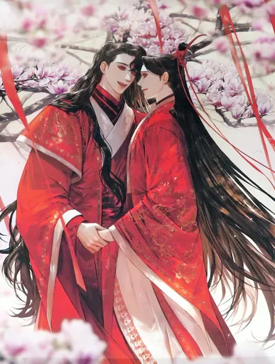 洛冰河&沈清秋 和紙A3 「人渣反派自救系統」_image