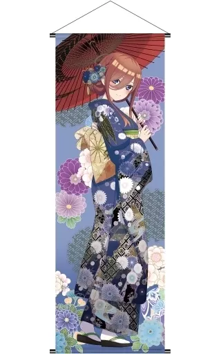 タペストリー　中野三玖 キャラディショナルトイ 友禅柄等身大タペストリー 「五等分の花嫁」