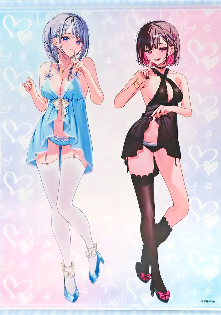 駿河屋 - 【買取】早乙女志乃＆白雪恋 描き下ろしB2タペストリー 