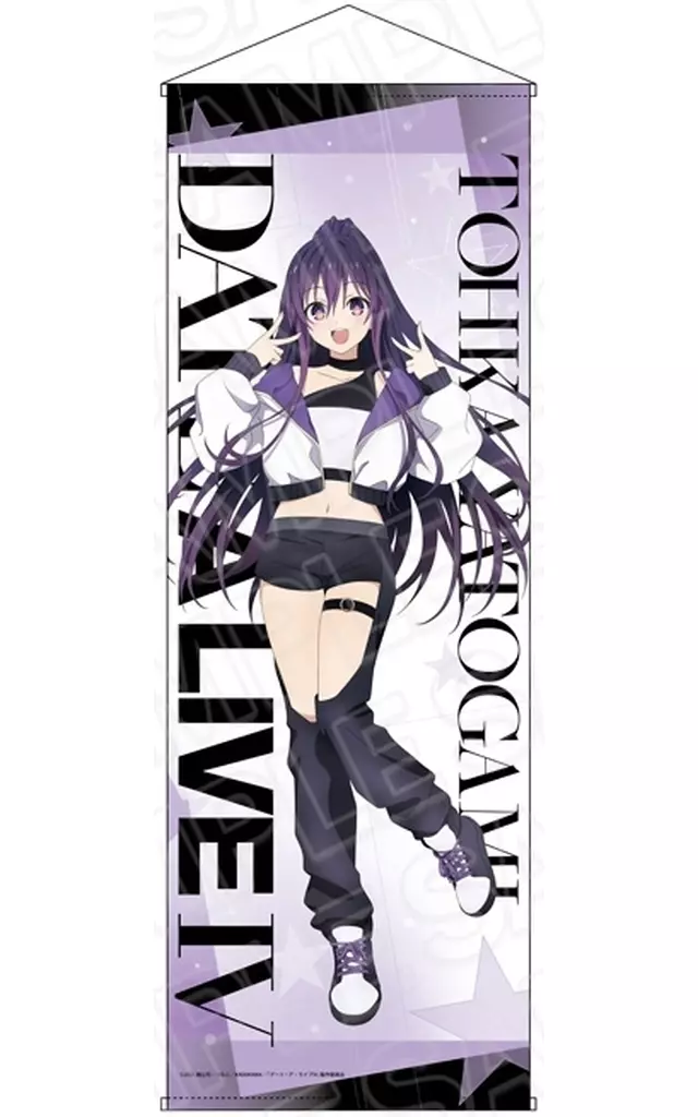 タペストリー　夜刀神十香(サイバーストリートver.) 特大タペストリー 「デート・ア・ライブIV」