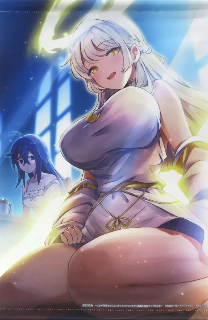 エル＆ルカ オリジナルA3 「ライトノベル 迷宮狂走曲 ～エロゲ世界なのにエロそっちのけでひたすら最強を目指すモブ転生者～ 第2巻 ゲーマーズ限定版」 同梱特典_image
