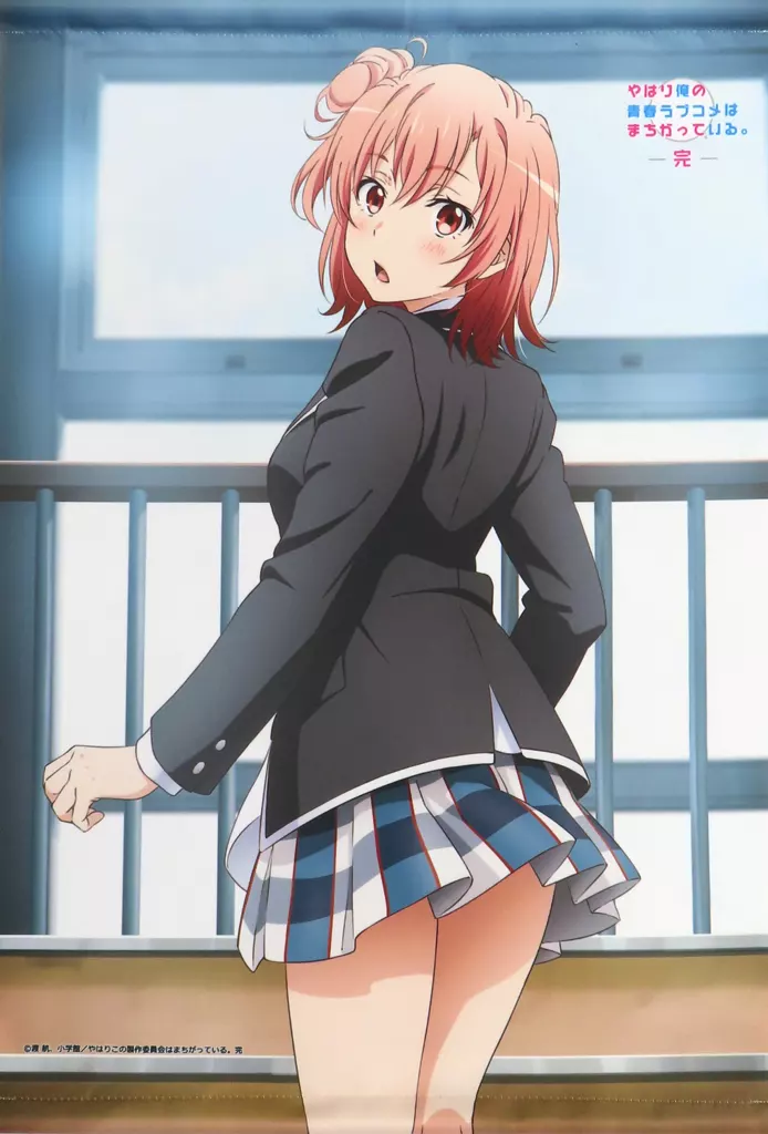 由比ヶ浜結衣(制服) B3 「DMMスクラッチ! やはり俺の青春ラブコメはまちがっている。完 第二弾」 B-5賞_image