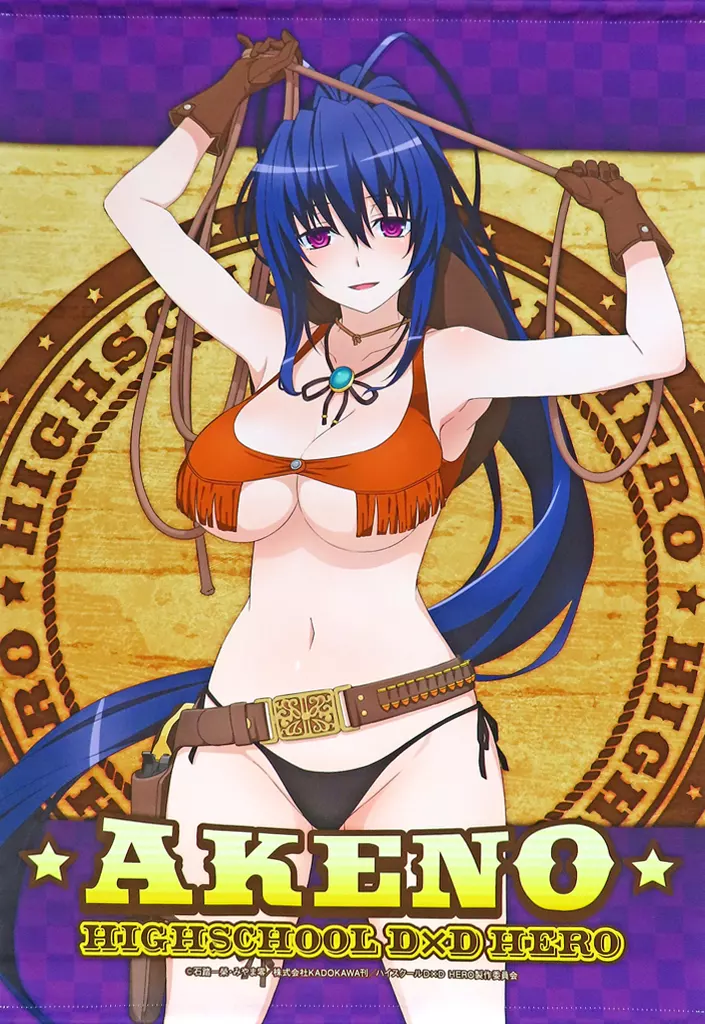 タペストリー　姫島朱乃 B2タペストリー 「くじ引き堂 ハイスクールD×D HERO オンラインくじ ドキドキ ウエスタン ver.」 A-2賞