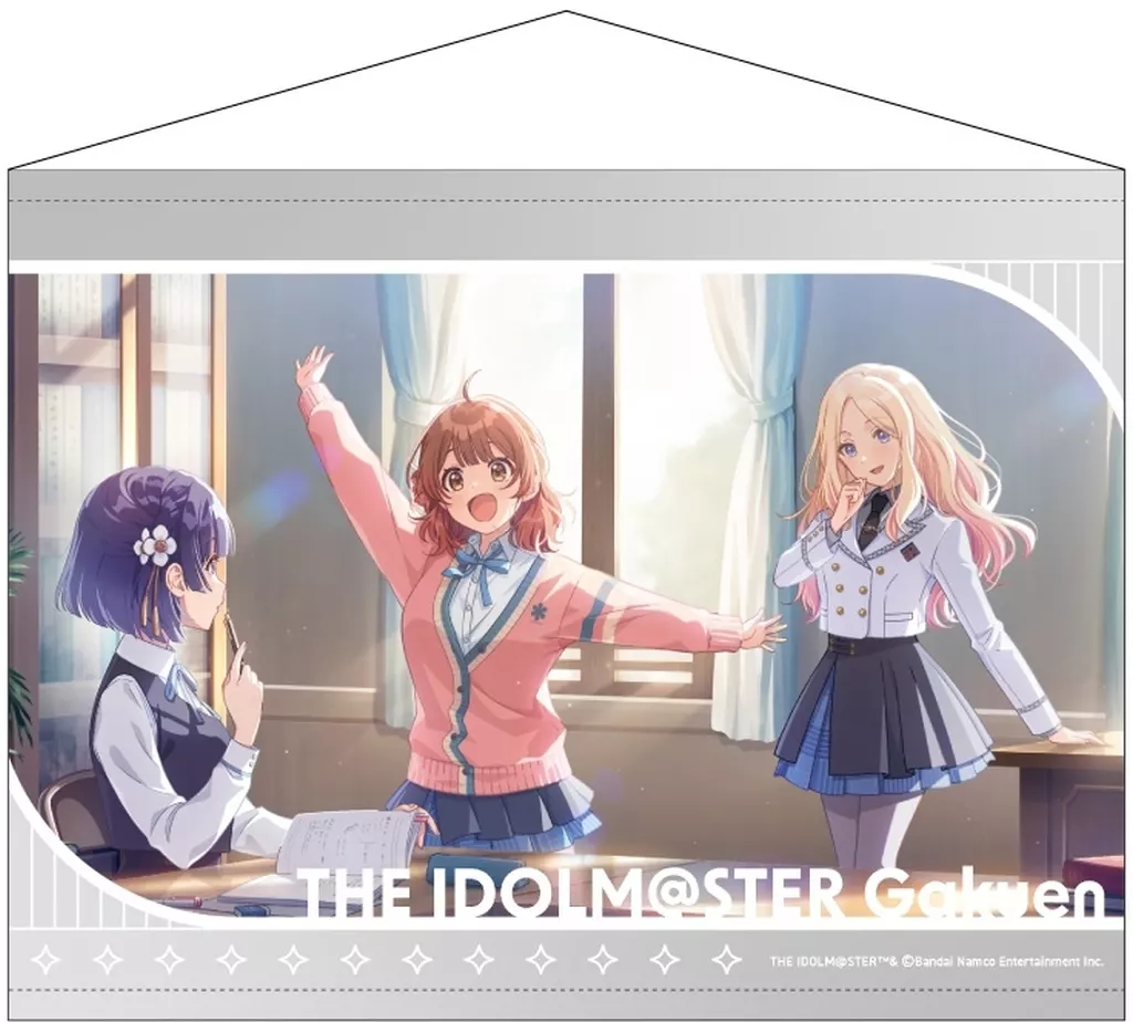 花海佑芽＆秦谷美鈴＆十王星南 B2タペストリー 「学園アイドルマスター」