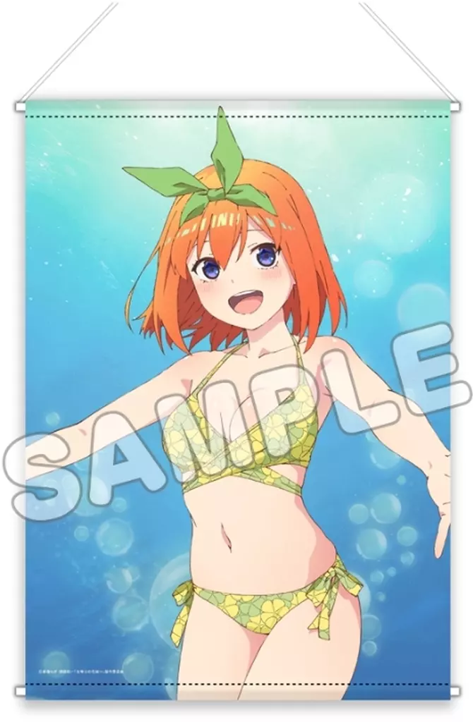 五等分の花嫁　等身大タペストリー　中野四葉　水着ver 五等分の花嫁* B2タペストリー 水着Ver. デザイン04(中野四葉)（再販