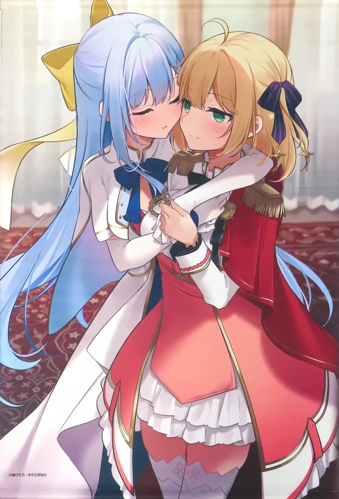 きさらぎゆりイラスト B2 「ライトノベル 転生王女と天才令嬢の魔法革命 9巻 ファンタジアスペシャルパック」 同梱特典_image
