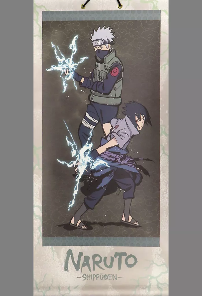 うちはサスケ&はたけカカシ 掛軸 「NARUTO -ナルト- 疾風伝」_image