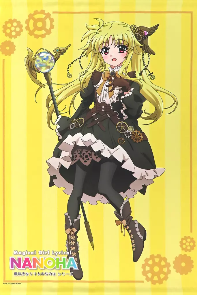 09.フェイト・テスタロッサ スチームパンクver.(描き下ろしイラスト) B2縦 「魔法少女リリカルなのはシリーズ POP UPコーナー in ゲーマーズ」_image