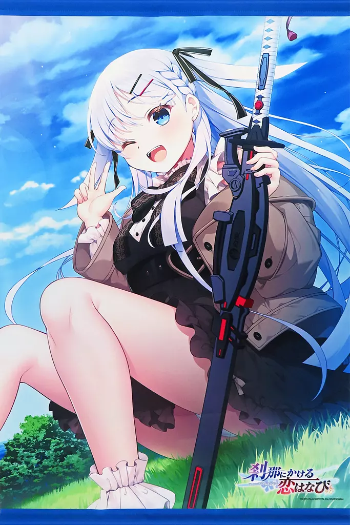 朱雀院撫子 描き下ろしB2 「PS4/Switchソフト 刹那にかける恋はなび ファミ通DXパック」 同梱特典_image