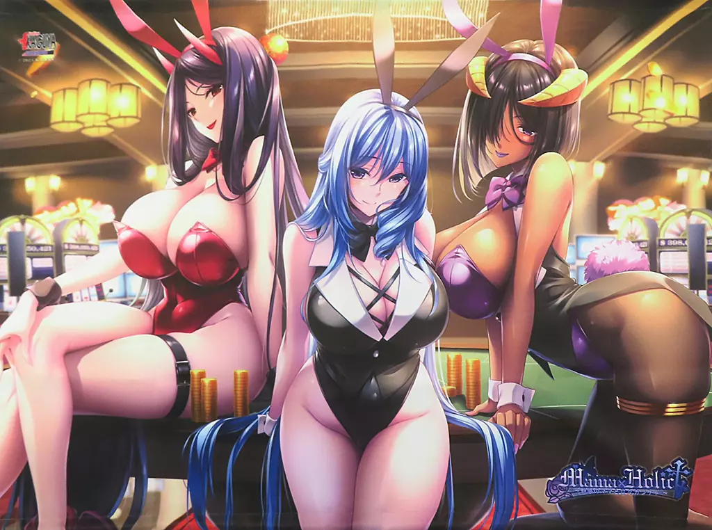 描き下ろし Mama×Holic 描き下ろしB2タペストリー 「FANZAオンラインくじ アトリエかぐや BARE＆BUNNYコレクション2」 A-2賞