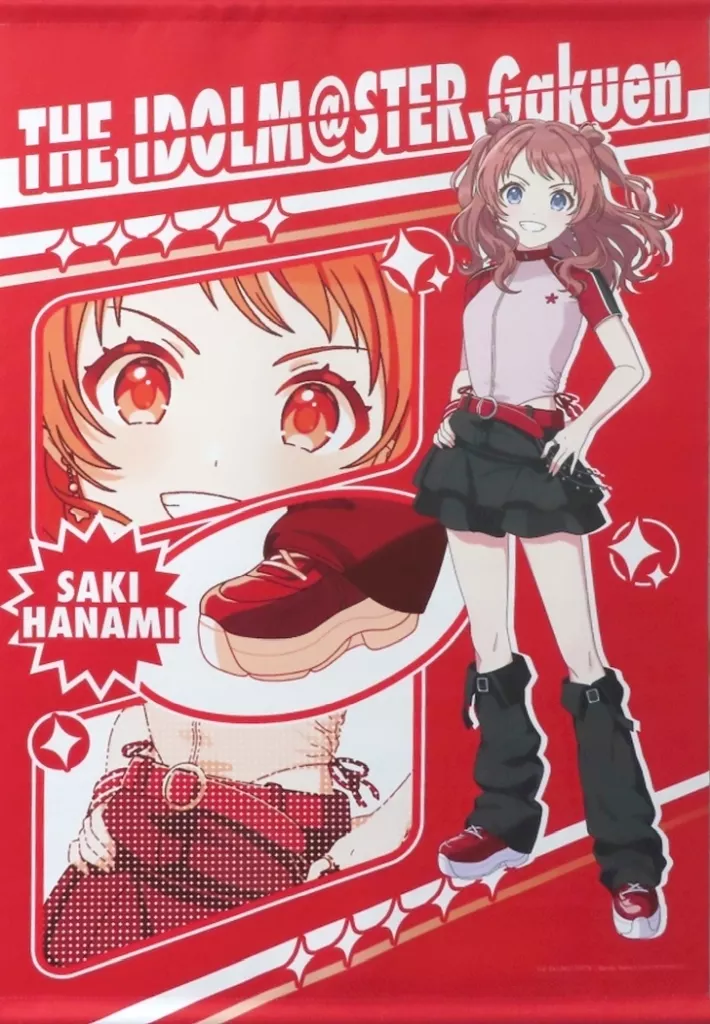 花海咲季 B2縦タペストリー 「学園アイドルマスター POP UP SHOP in 渋谷モディ HATSUBOSHI SNAP」