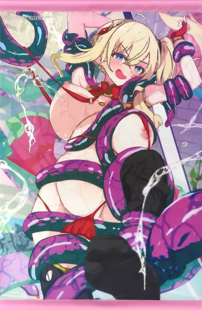 コルク・ロートシルト 差分描き下ろしA3 「ライトノベル 追放された冒険者たちはHなダンジョンでなりあがる! 1巻 メロンブックス限定版」 同梱特典_image