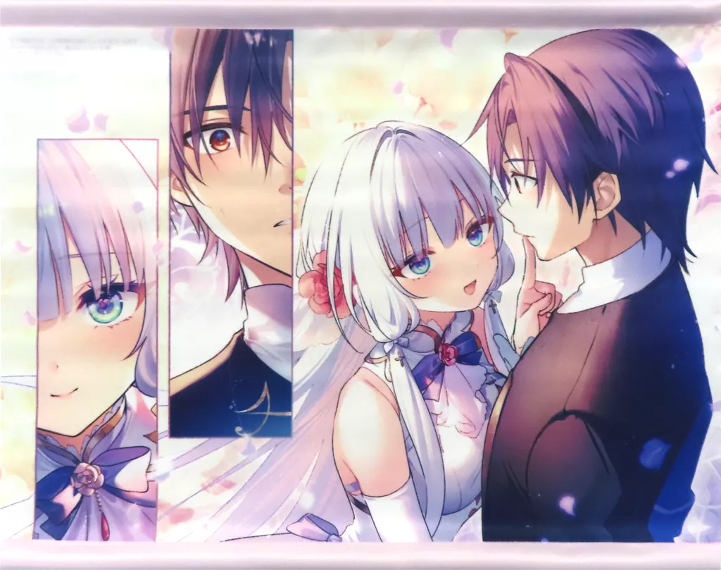 レイナ&クラエル 特製A3 「ライトノベル モブ司祭だけど、この世界が乙女ゲームだと気づいたのでヒロインを育成します 1巻」 とらのあな有償特典_image