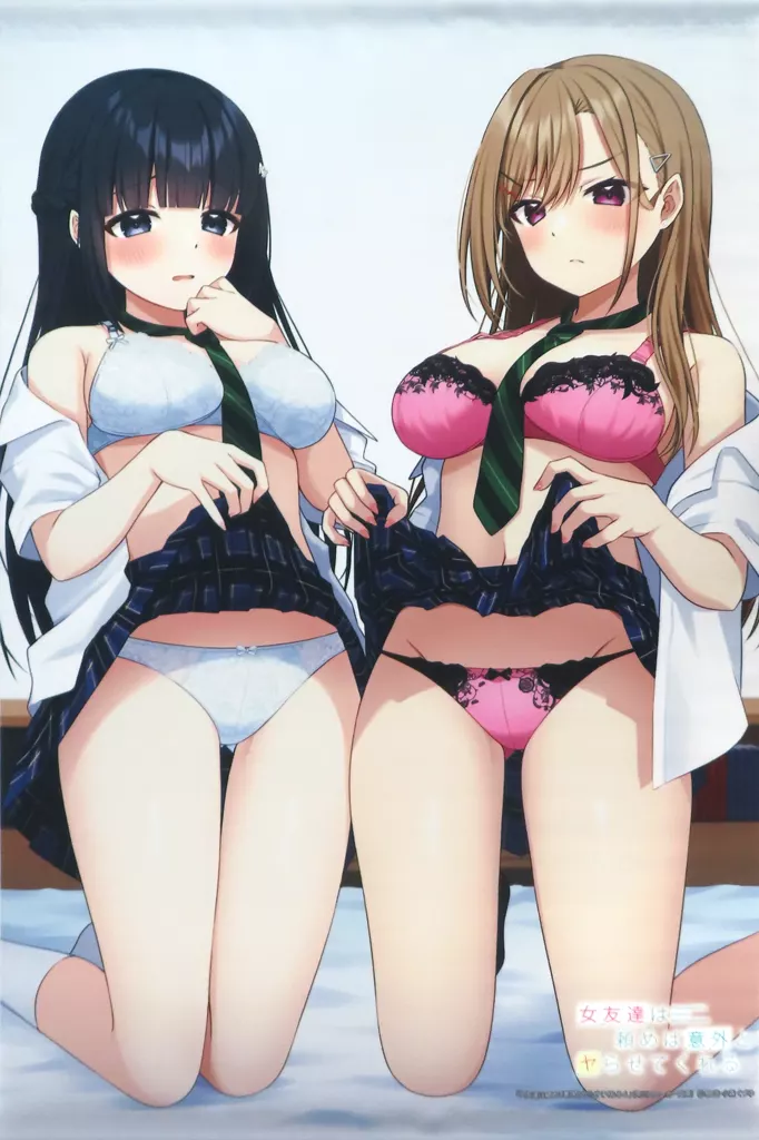 小森くづゆイラスト オリジナルB2 「ライトノベル 女友達は頼めば意外とヤらせてくれる 6巻 ゲーマーズ限定版」 同梱特典_image