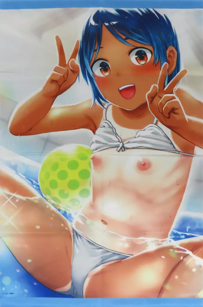 しづまイラスト B2 「コミックス ろりろりっぷ メロンブックス限定版」 同梱特典_image