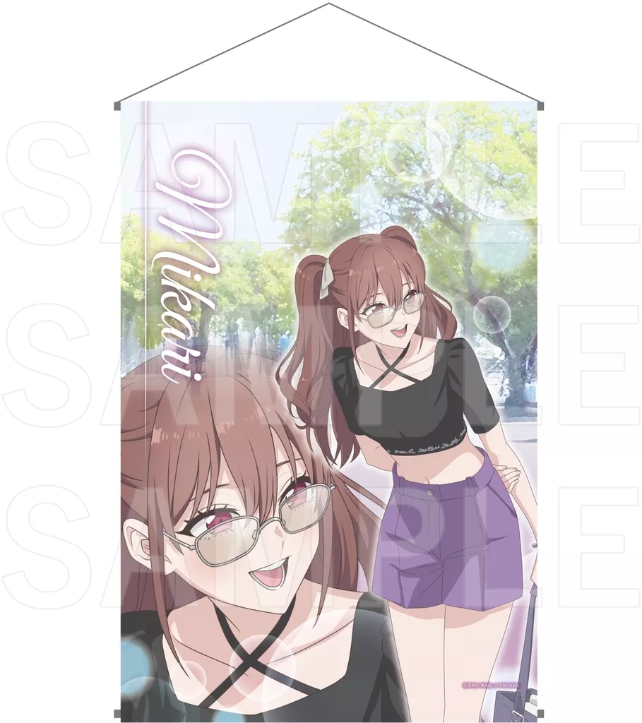 2.5次元の誘惑_A4シングルクリアファイル 橘美花莉／水着×バブルガン