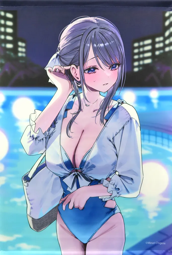 早乙女志乃 ナイトプール ver. B2 「志乃と恋 コミックス4巻発売記念ストア」_image