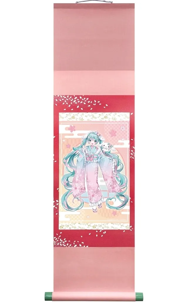 初音ミク&シナモロール 夢桜ver. 掛け軸 「初音ミク×シナモロール」_image