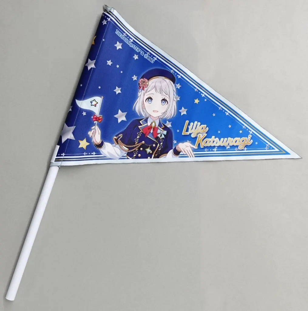 葛城リーリヤ ハンディフラッグ 遊園地 ver. 「学園アイドルマスター×よみうりランド」
