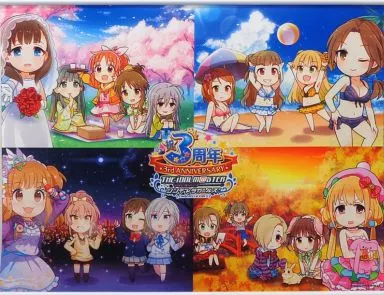 集合 特大タペストリー 「アイドルマスター シンデレラガールズ」 3周年記念限定オリジナルグッズプレゼントキャンペーン A賞当選品