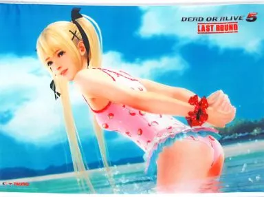 タペストリー(大型)　マリー・ローズ(苺水着) B2タペストリー 「PS3ソフト DEAD OR ALIVE 5 Last Round」 ソフマップ購入特典
