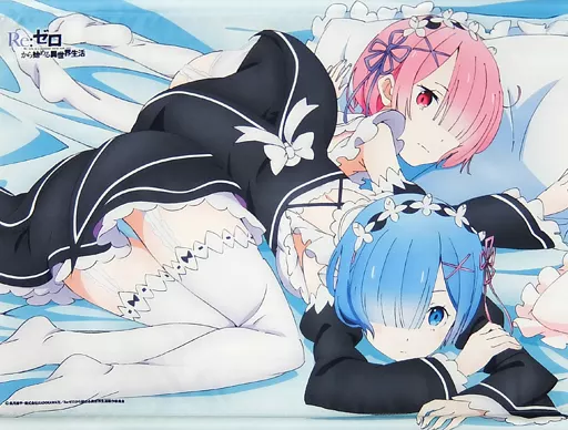 駿河屋 -<中古>レム＆ラム B2タペストリー 「Re：ゼロから始める