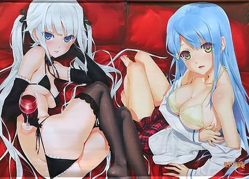 篝ノ霧枝＆沢渡雫 WヒロインB1タペストリーセット 「八宝備仁 美少女万華鏡」