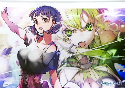 桐ヶ谷直葉＆リーファ B2 「くじ引き堂 電撃文庫30周年記念 ソードアート・オンライン オンラインくじ」 A-3賞