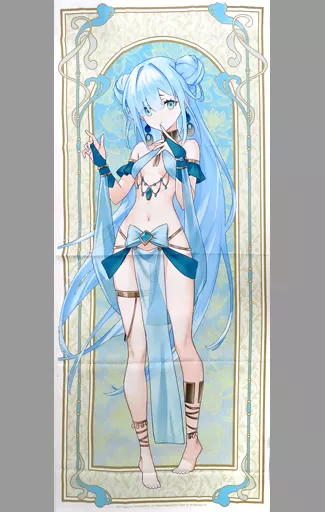 タペストリー　ジェーナス 描き起こしイラスト 踊り子ver. 等身大タペストリー 「アズールレーン POP UP SHOP in TOWER RECORDS」