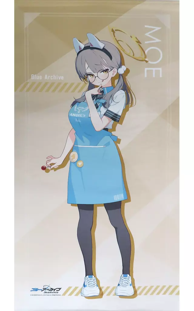 タペストリー　風倉モエ 特大タペストリー 「ブルーアーカイブ -Blue Archive-×ローソン」 Loppi・HMV＆BOOKS online限定