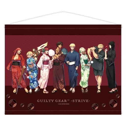集合 お祭りver. 描き下ろしイラスト B2タペストリー 「GUILTY GEAR -STRIVE-」