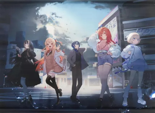 ホロライブ ReGLOSS タペストリー デビュー記念 駿河屋 -<中古>ReGLOSS B2タペストリー 「バーチャルYouTuber
