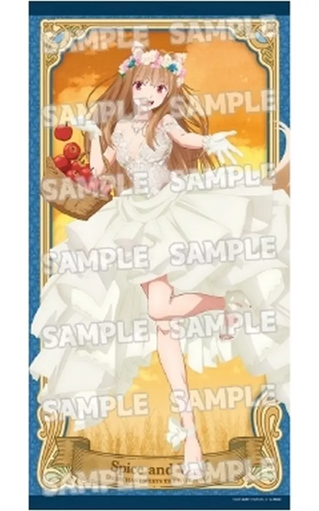 新品　2種セット　ホロ　狼と香辛料　描き下ろし　等身大タペストリー　リンゴ　麦 TVアニメ「狼と香辛料 MERCHANT MEETS THE WISE WOLF」 ほぼ等身