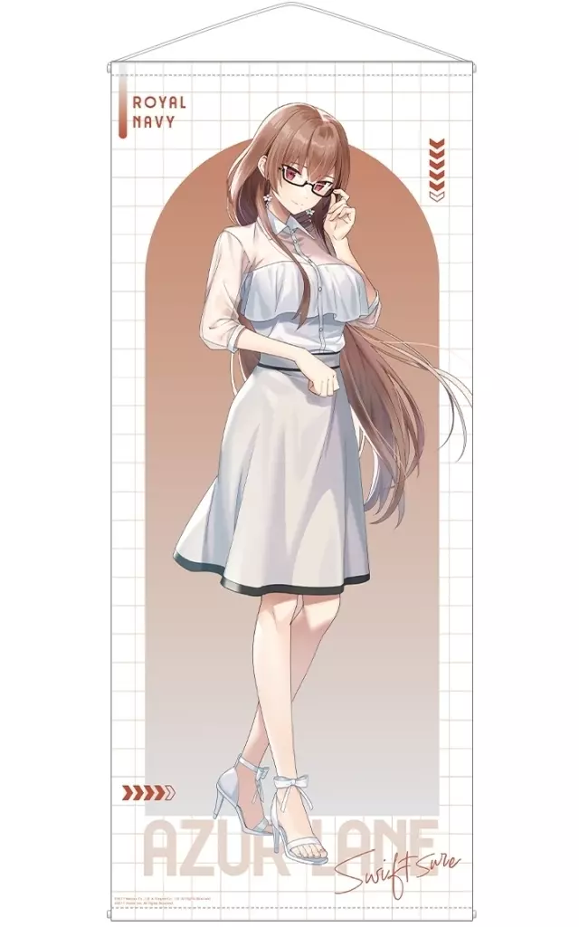 タペストリー(大型)　[新品] スウィフトシュア 描き起こし 等身大タペストリー サマーファッションver. 「アズールレーン」