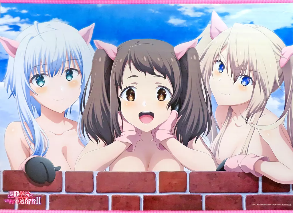 ミーシャ&サーシャ&ミサ 描き下ろしB1 「Blu-ray/DVD 魔王学院の不適合者II ~史上最強の魔王の始祖、転生して子孫たちの学校へ通う~ 第1巻~第4巻」 ソフマップ・アニメガ購入特典_image