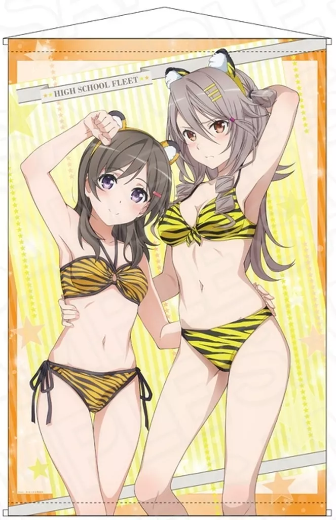 駿河屋 -<中古>[新品] もえか＆十海 虎ビキニ ver. B1タペストリー 