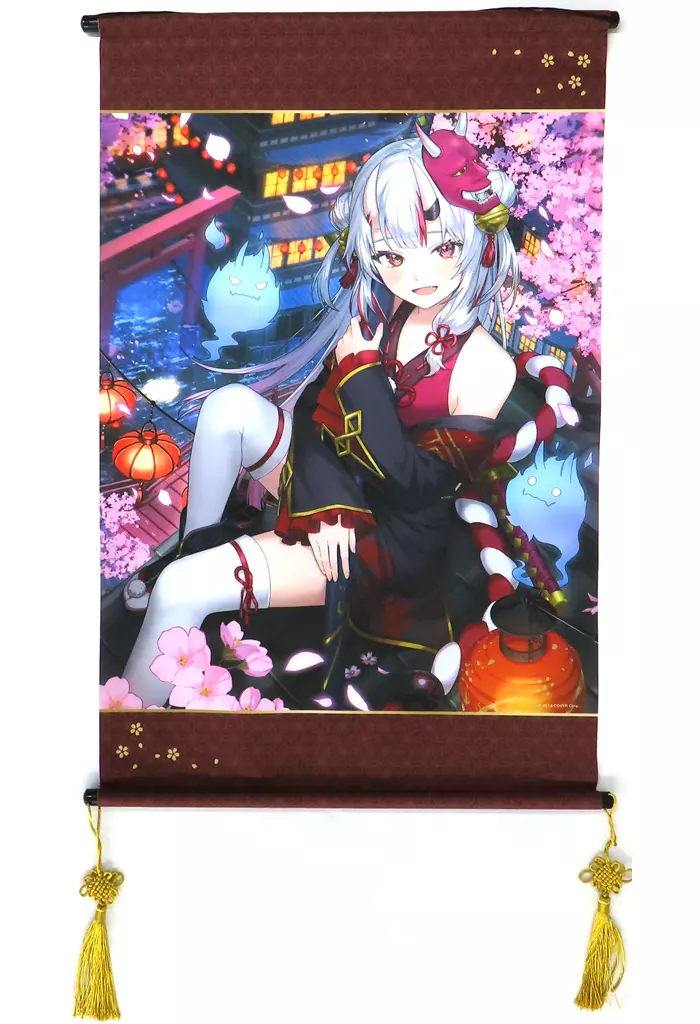 百鬼あやめ 掛け軸風 「バーチャルYouTuber ホロライブ 百鬼あやめ 活動6周年記念」_image