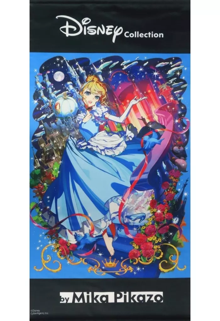 シンデレラ 大判タペストリー 「Disney Collection by Mika Pikazo POP-UP STORE」 受注生産限定