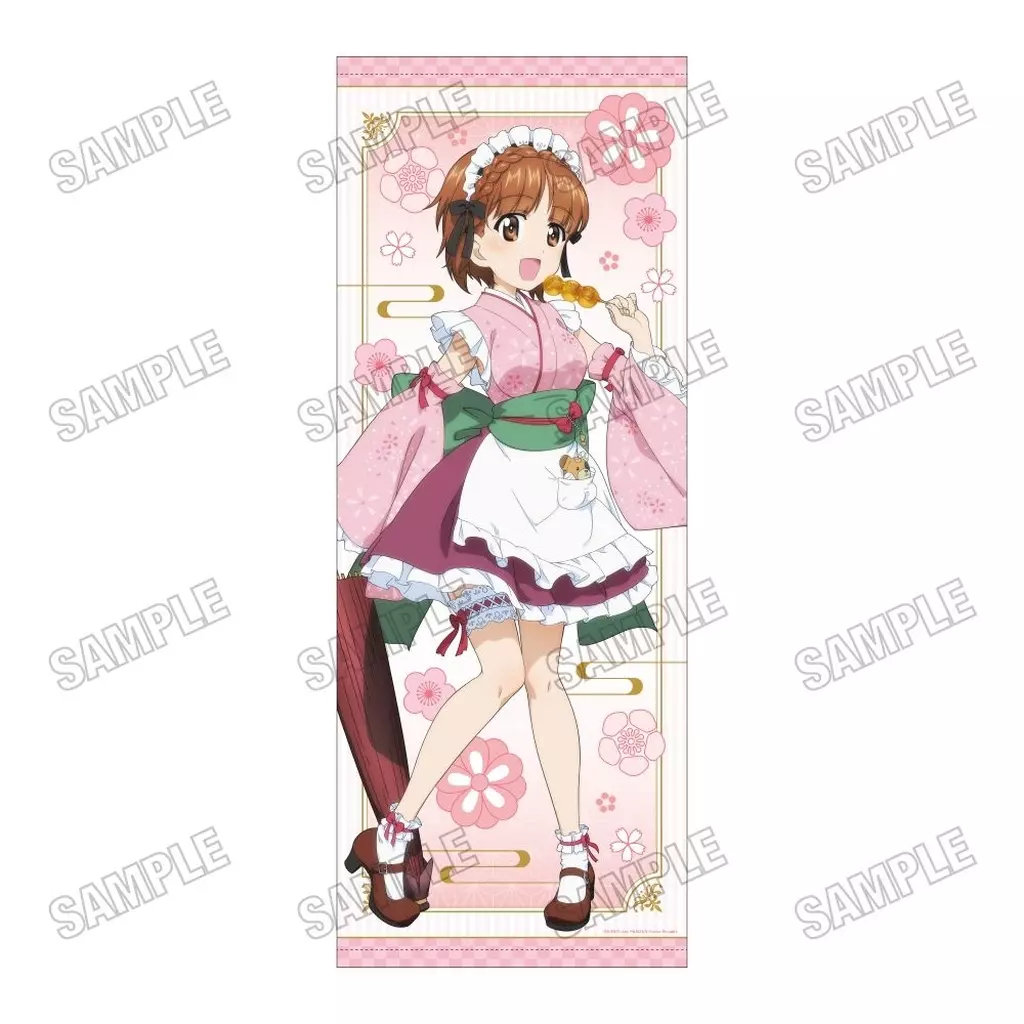 西住みほ 描き下ろし等身大タペストリー 「ガールズ&パンツァー 最終章 POP UP SHOP in MEDICOS SHOP渋谷」