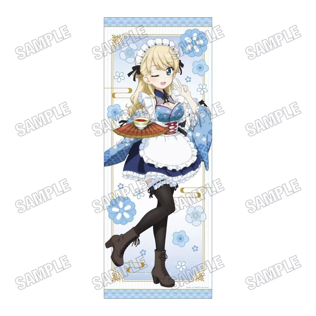 ダージリン 描き下ろし等身大タペストリー 「ガールズ&パンツァー 最終章 POP UP SHOP in MEDICOS SHOP渋谷」