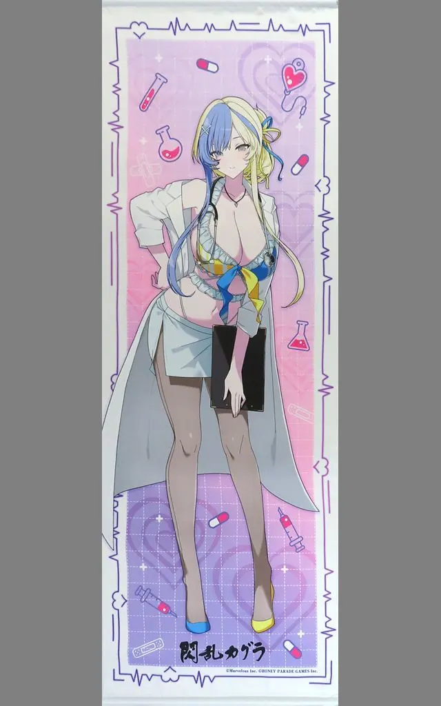 等身大タペストリー 睡蓮 閃乱カグラ 爆乳ハイパーWEBくじ シノビマスター 閃乱カグラ NEW LINK]スリーブ（睡蓮／人気投票爆乳祭）