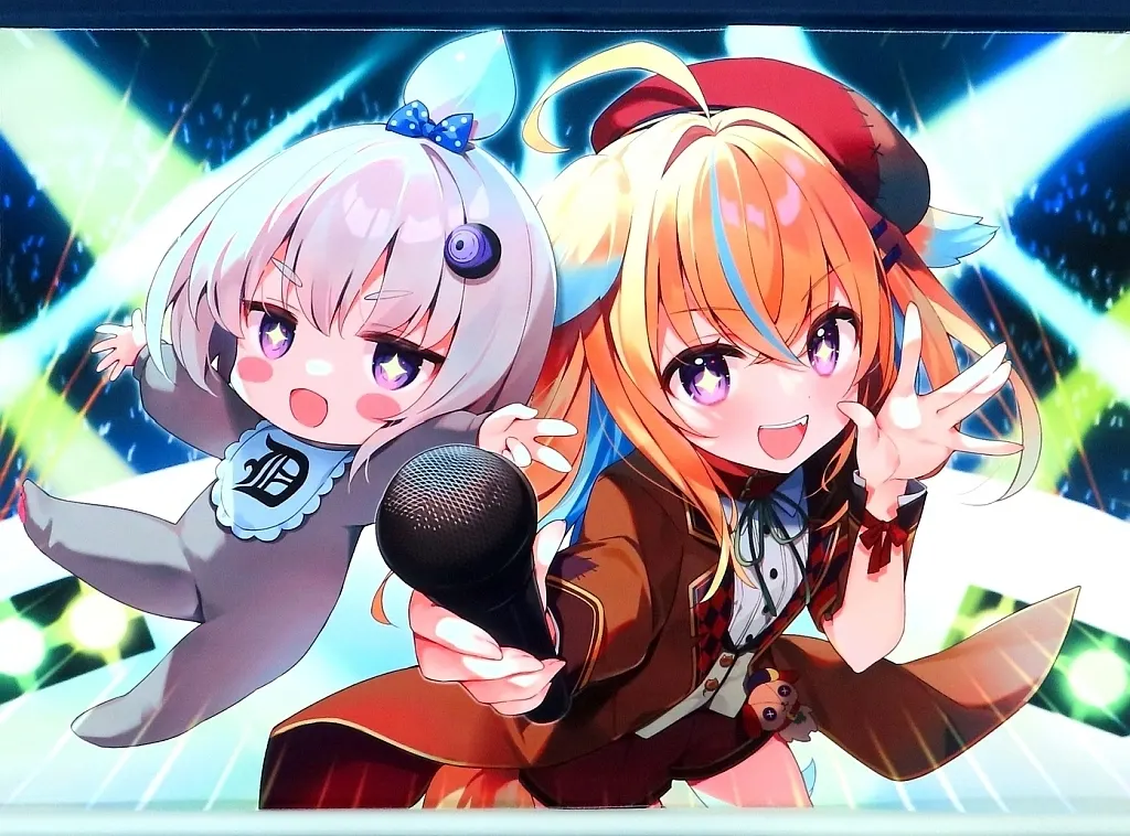 従井ノラ&小城夜みるく B2キービジュ 「バーチャルYouTuber 深層組 おぎゃのらふぇす!」_image