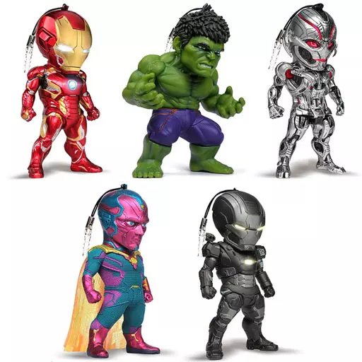 モバイル雑貨　全5種セット 「アベンジャーズ/エイジ・オブ・ウルトロン Kids Nations Series 006 イヤホンジャックアクセサリー」
