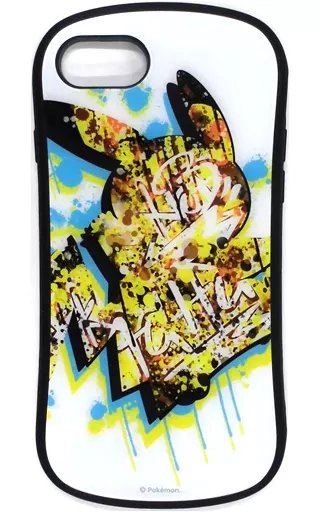 モバイル雑貨　ピカチュウ Pokemon Center SHIBUYA Graffiti Art iPhone8/7/6s/6対応ハイブリッドガラスケース 「ポケットモンスター」 ポケモンセンター限定