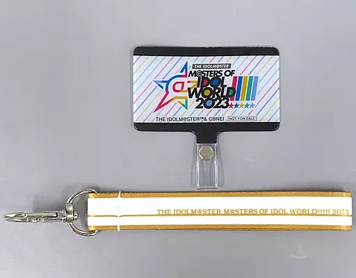 ロゴ フォンタブ＆ストラップ 「THE IDOLM＠STER M＠STERS OF IDOL WORLD!!!!! 2023」 アソビストアプレミアム会員限定チケット購入
