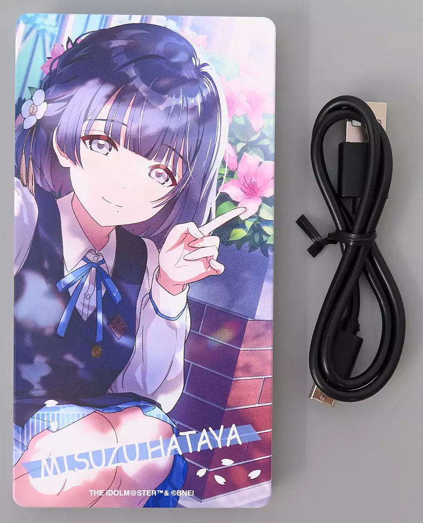 携帯サプライ　秦谷美鈴 公式モバイルバッテリー 「学園アイドルマスター DEBUT LIVE 初 TOUR」